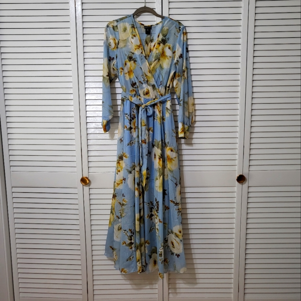 Elegant Floral Maxi Dress